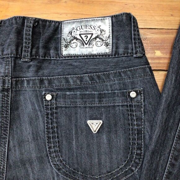 GUESS Rare flare 1981 low rise jeans vintage - Picture 5 of 9